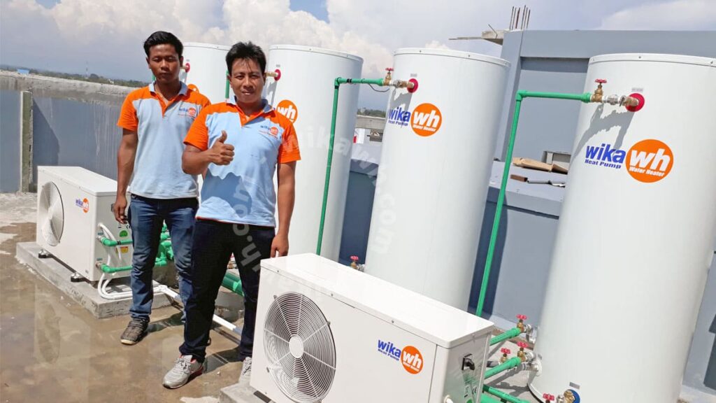 Apa Itu Pemanas Air HPWH - Pemanas Air HPWH (Heat Pump Water Heater) merupakan perangkat untuk mengubah udara, menjadi panas untuk memanaskan air wikawh.com Apa Itu Pemanas Air HPWH - Pemanas Air HPWH (Heat Pump Water Heater) merupakan perangkat untuk mengubah udara, menjadi panas untuk memanaskan air wikawh.com