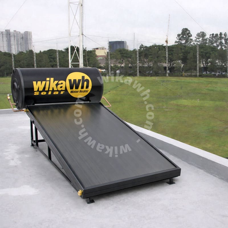 Wika Water Heater - Wika Solar Water Heater SR130S1-SG Signature Black Edition 130 Liter - Pasang Diatas Balkon